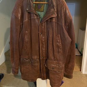 Midway leather jacket